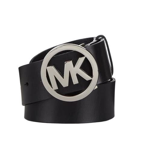 michael kors mens logo leather belt